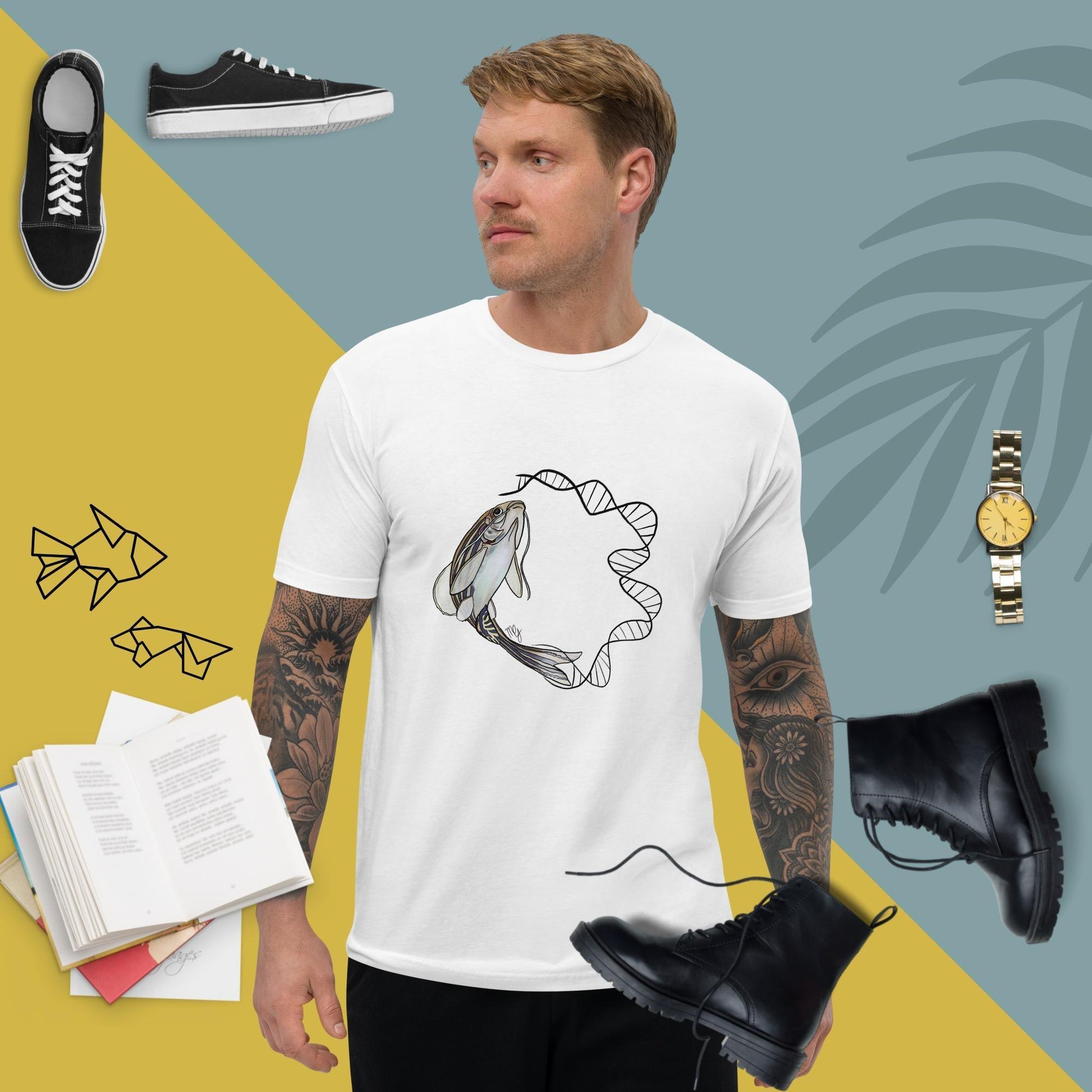 Men T-Shirt - Science Art Design - MG - Zeeks - Art for Geeks