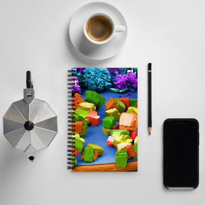 Science Art Spiral Notebook - Salt and Pepper - Zeeks - Art for Geeks