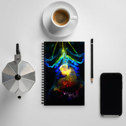 Science Art Spiral Notebook - Heart - Zeeks - Art for Geeks